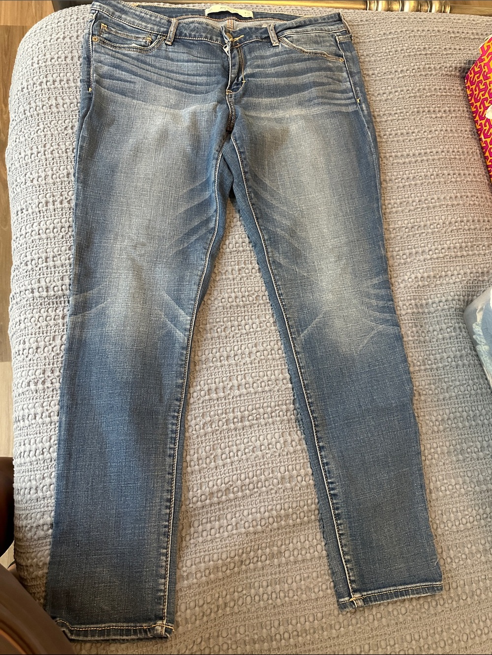 Abercrombie & Fitch Skinny Jeans - Light Blue Wash